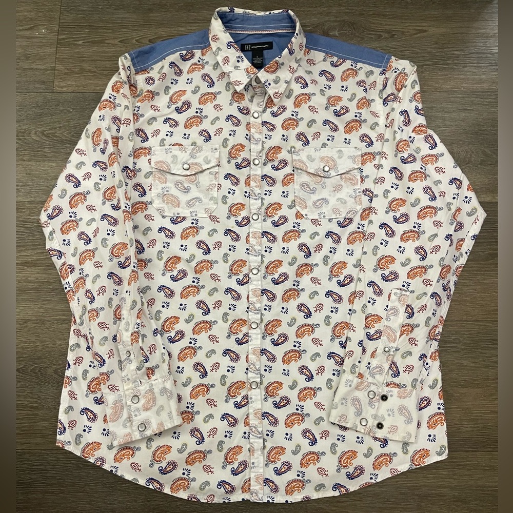 INC paisley shirt